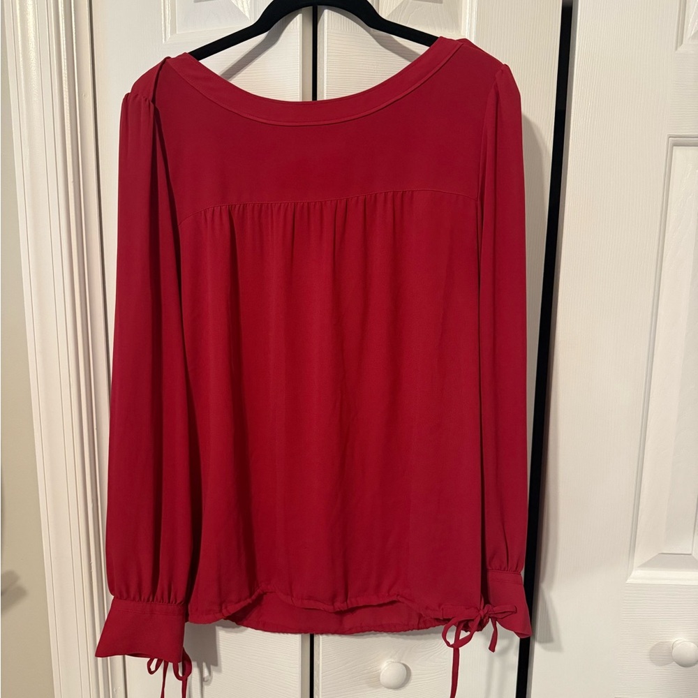 Elegant Red Women's Top